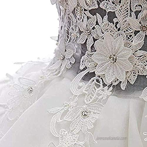 Yiweir Women's Homecoming Dresses Short Off Shoulder Lace Prom Wedding Party Gown Yr004