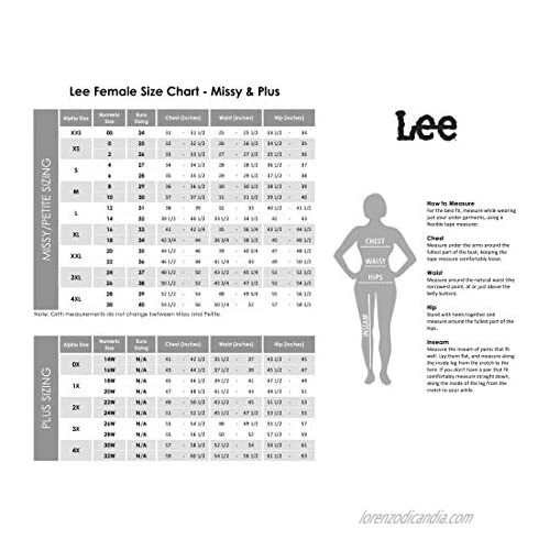 Lee Women's Petite Flex Motion Regular Fit Straight Leg Jean