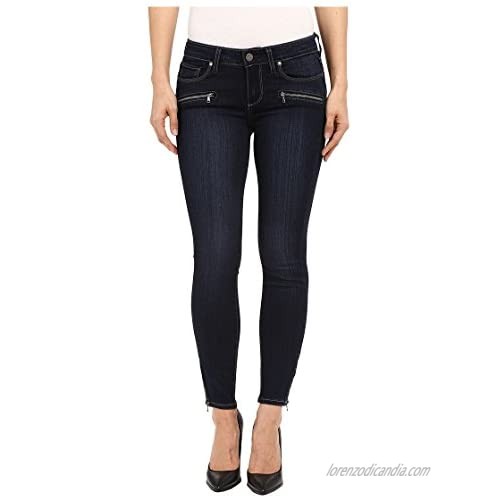PAIGE Women's Jane Zip Crop Jeans-Hartmann No Whiskers