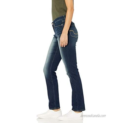 Signature by Levi Strauss & Co Women's Curvy Straight Jeans Pants Splendor 8 Medium