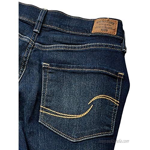 Signature by Levi Strauss & Co Women's Curvy Straight Jeans Pants Splendor 8 Medium
