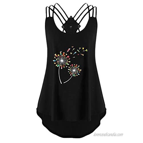 Tank Tops for Women  Women Fashion Spaghetti Casual Cami Loose Backless Yoga Workout Sleeveless Summer Plus Size