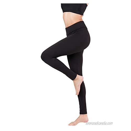 Baihetu High Waist Leggings with Inner Pocket Super Soft Yoga Pants for Women