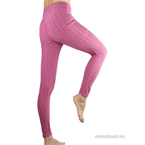 Coolwife Womens Leggings Butt Lifting Workout Pockets High Waisted Textured Outfits Yoga Pants