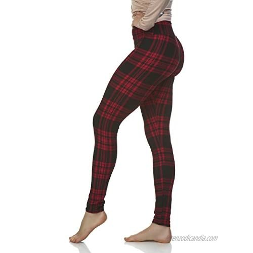LMB Women’s Soft Stretch Leggings Regular/High Yoga Waist 20+ Designs One Size