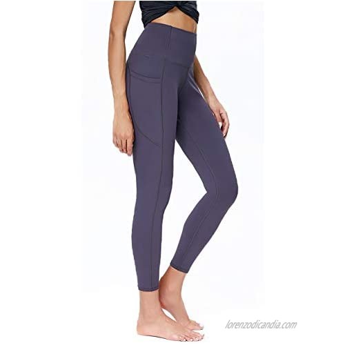 Olacia Leggings with Pockets for Women High Waisted Tummy Control Soft Workout Leggings