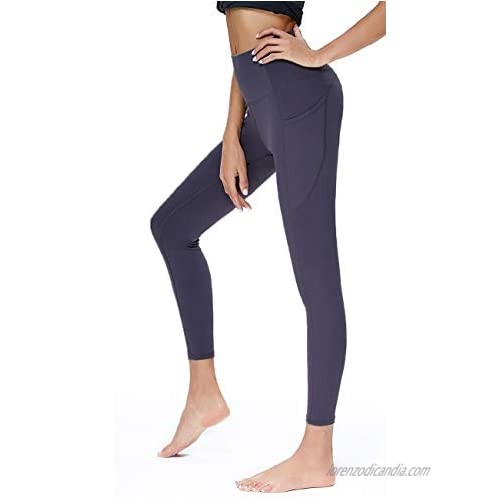 Olacia Leggings with Pockets for Women High Waisted Tummy Control Soft Workout Leggings
