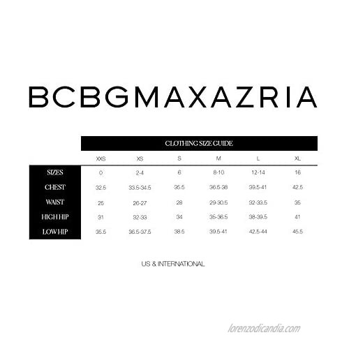 BCBGMAXAZRIA Women's Floral Printed 3/4 Sleeve Jumpsuit