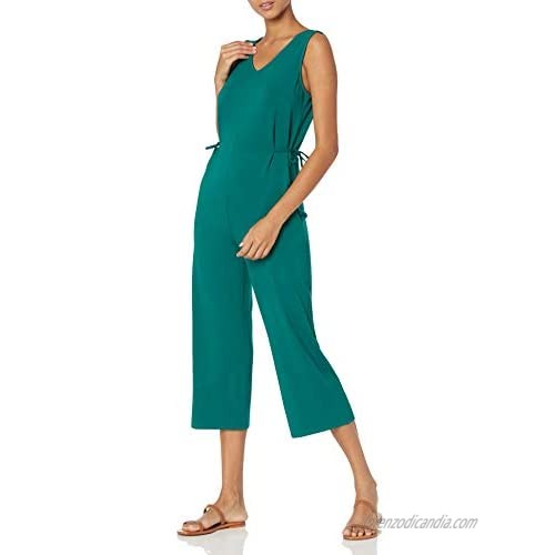 Daily Ritual Women's Supersoft Terry Sleeveless V-Neck Jumpsuit