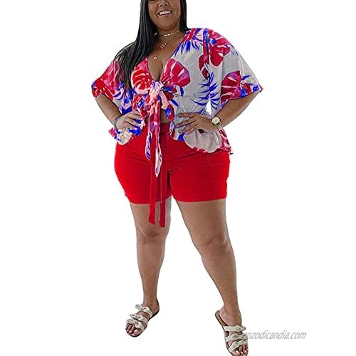Plus Size 2 Piece Outfits for Women Tracksuit Long Sleeve Tunic Tops Bodycon Long Pants Loungwear Set