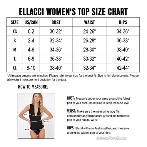 ELLACCI Women's Sexy Rhinestone Punk Bustier Crop Top Push Up Corset Bra Blue