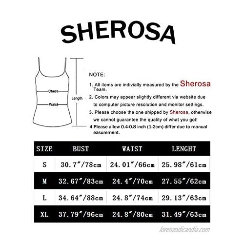 Sherosa Tank Tops for Womens Round Neck Slim Fit Ribbed Basic Solid Summer Sleeveless Shirts