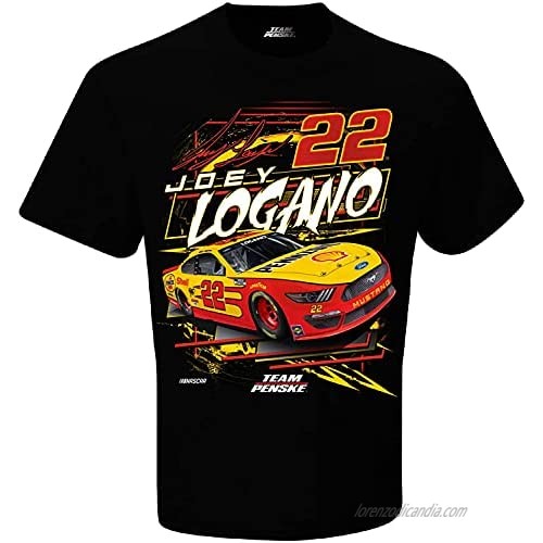 Checkered Flag Sports 2021 NASCAR Joey Logano T-Shirt - Slingshot Short Sleeve Shirt Automotive Racing Apparel