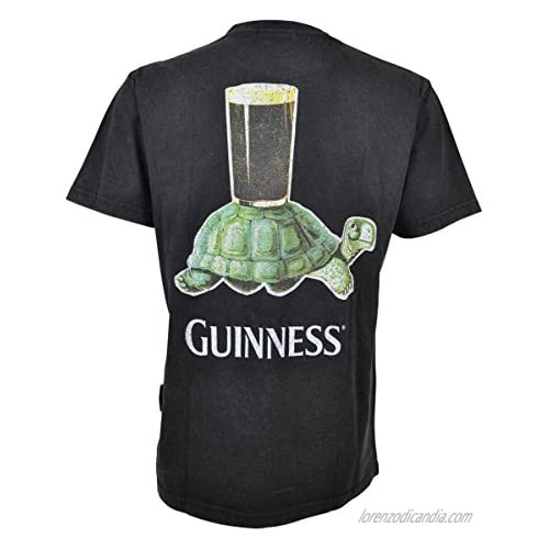 Distressed Gaelic Label Guinness T-Shirt – Short Sleeve Graphic Tee