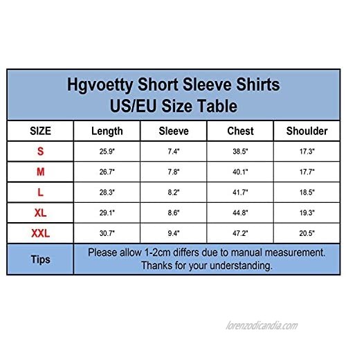 Hgvoetty Unisex Stylish 3D Printed Graphic Short Sleeve T-Shirts for Women Men