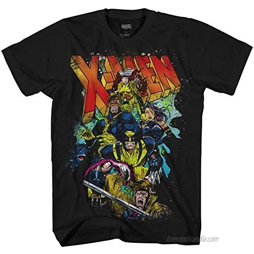 Marvel X-Men 90's Team Breakout Comics Officially Licensed Adult T Shirt