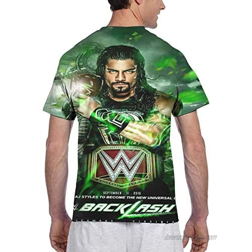 QYMENGYI WWE Roman Reigns Show Up & Win Authentic T-Shirt