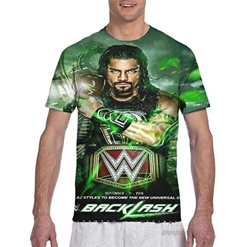 QYMENGYI WWE Roman Reigns Show Up & Win Authentic T-Shirt