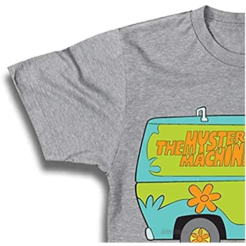 Scooby Doo Mens Throwback Shirt Shaggy Velma Tee - Throwback Classic T-Shirt