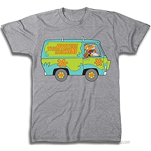 Scooby Doo Mens Throwback Shirt  Shaggy  Velma Tee - Throwback Classic T-Shirt