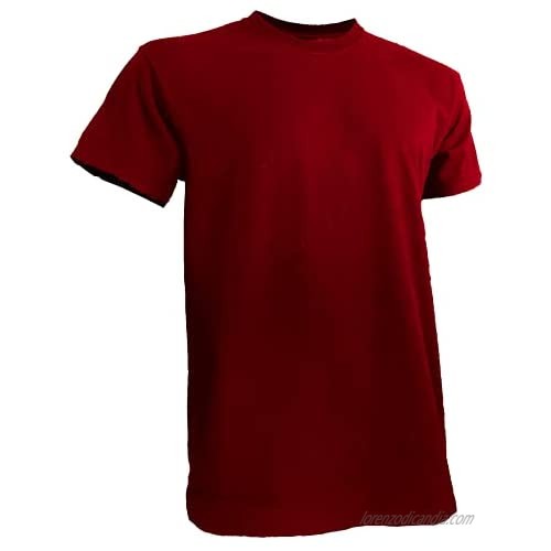 Styllion Big and Tall - Crew Neck Mens Shirts - Heavy Weight - Shrink Resistant - CSS151
