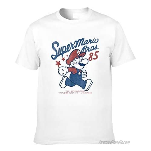 Super Ma-Rio Brothers Cartoon Short Sleeve Graphic T-Shirt