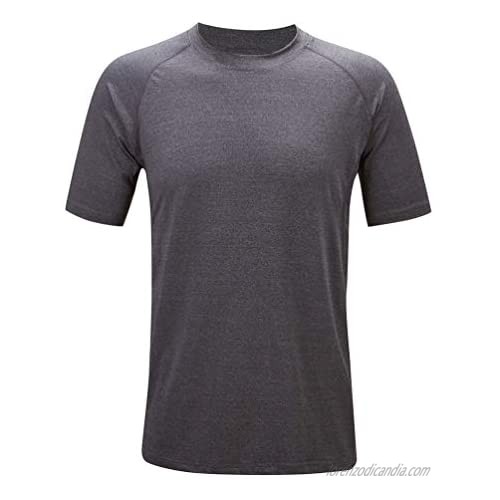 ZITY Mens Quick Dry T-Shirt Athletic Moisture-Wicking Dry Fit Running Shirts