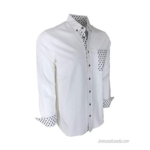 Boy Corporate Men's Casual Shirt with Contrast Pocket