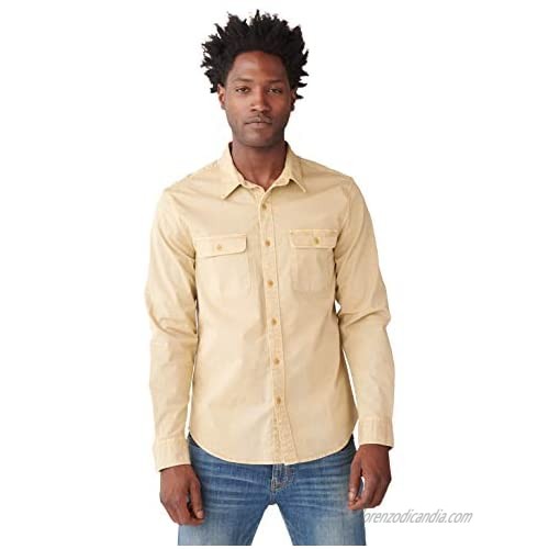 Lucky Brand Men's Long Sleeve Button Up Humboldt Workwear Shirt