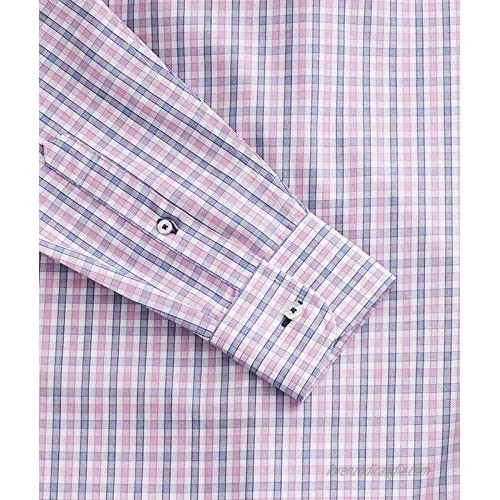UNTUCKit Dolcetto Wrinkle Free - Untucked Shirt for Men Long Sleeve Pink Large Slim Fit