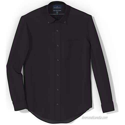 Brand - Buttoned Down Men's Classic Fit Button Collar Solid Non-Iron Dress Shirt