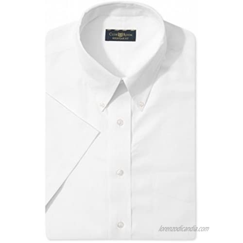 Club Room Mens Regular Fit Point Collar Dress Shirt White XL