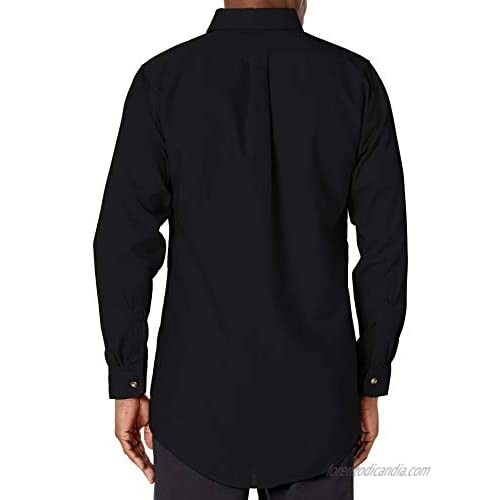 Red Kap Men's Poplin Dress Shirt Black 3X-Large