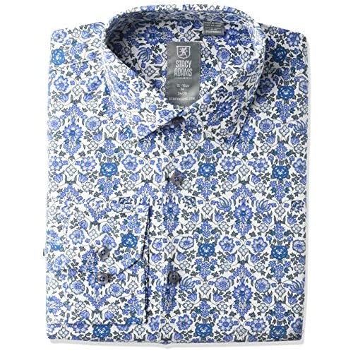STACY ADAMS Men's Modern Fit Small Floral