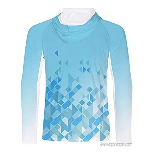 GOUTDOO Men's Sun Protection Shirts UPF 50+ Long Sleeve Hoodie for Outdoor Activities