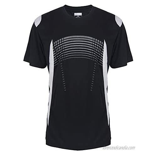 LeeHanTon Dri-Fit Short Sleeve Shirts Men Workout Shirts for Men Wicking Tee Shirts