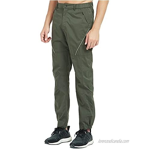 Arasiyama Men's Rain Pants Lightweight Hiking Pants Breathable Waterproof Outdoor Pants for Fishing with Pockets