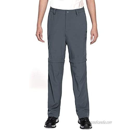 CAMEL CROWN Men's Hiking Pants Convertible Quick Dry Zip Off Lightweight Outdoor Cargo Shorts