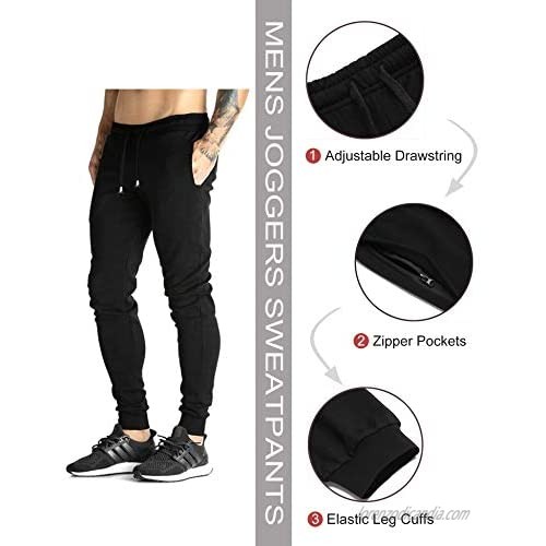 COOFANDY Men's Athletic Workout Pants Fitness Tapered Joggers Track Sweatpants