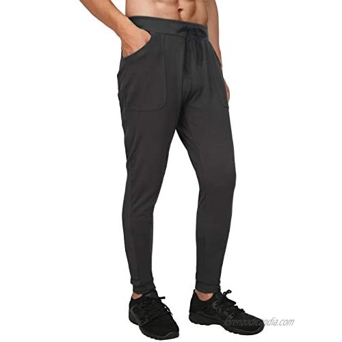 HDE Men's Athletic Yoga Pants Active Joggers for Men Casual Workout Gym Gear