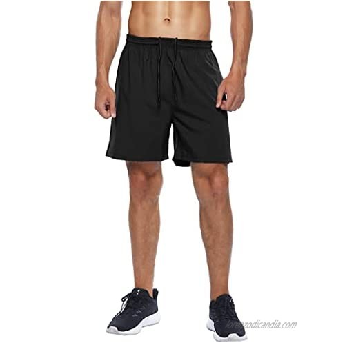 Deyeek Men's Gym Workout Shorts Quick Dry Running Athletic Shorts with Pockets Training Jogger for Men