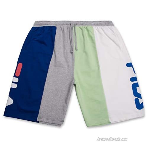 Fila Mens Big and Tall French Terry Lounge Shorts Cotton Gym Shorts for Men