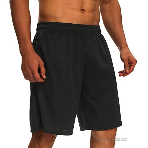 Komprexx Mens Quick Dry Basketball Shorts Workout Fitness Training Short with Pocket Summer Running Gym Sportswear