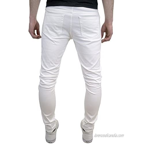 526Jeanswear 'SENJO' Mens Designer Branded Stretch Super Skinny Fit Jeans