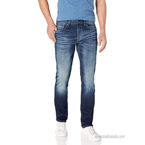 Buffalo David Bitton Men's Slim ASH Jeans  Light Medium Indigo  32W x 34L