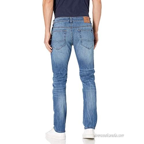 Buffalo David Bitton Men's Slim ASH Jeans VEINED and Crinkled Indigo 33W x 30L