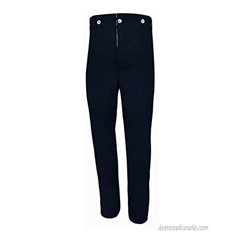 Core Plus US Civil War 0.8 inch Trim Navy Blue Men Trouser | Pajama Pants