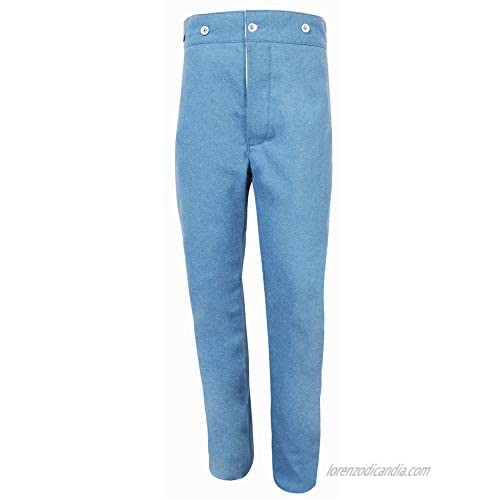 Core Plus US Civil War 2 inch Trim Sky Blue Men Trouser | Pajama Pants