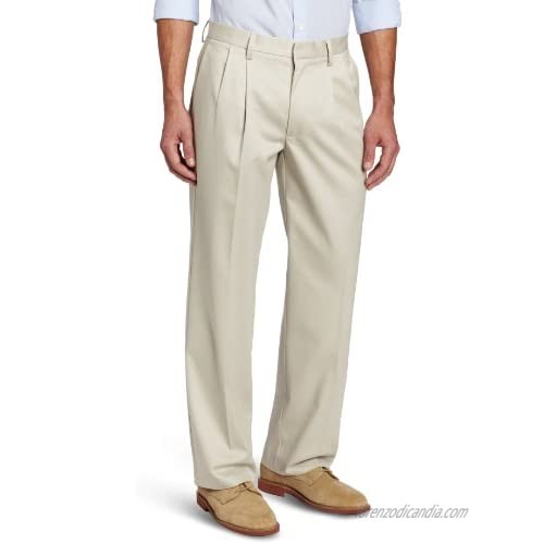 Dockers Men's Classic Fit Signature Khaki Lux Cotton Stretch Pants-Pleated