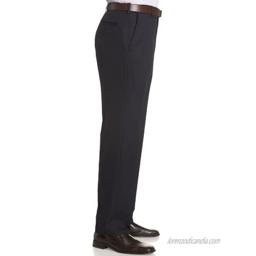 Haggar Men's Big & Tall Cool Gabardine Expandable-Waist Flat Front Pant